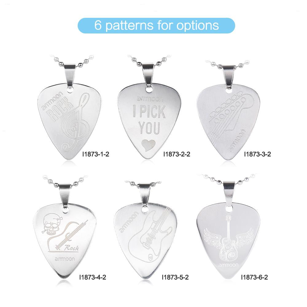 Guitar Pick Pendant Necklace