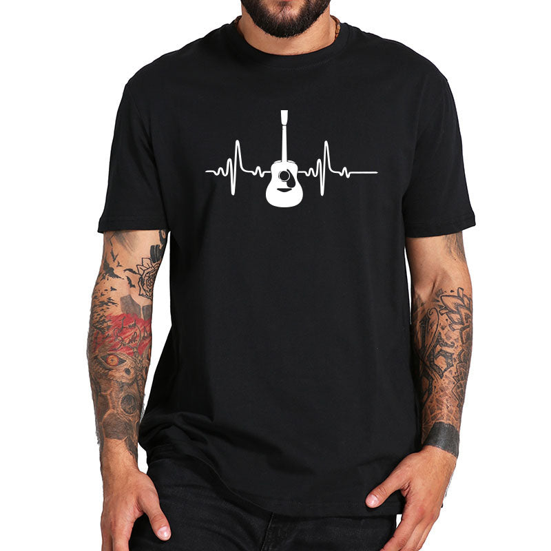 Guitar Heartbeat T-shirt - { shop_name }} - Review