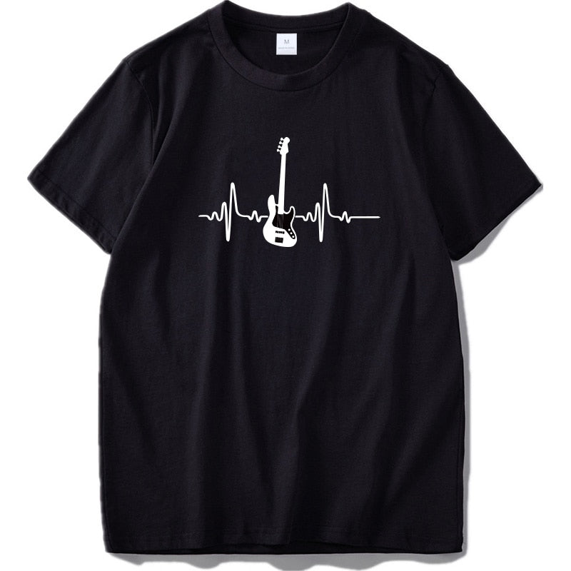Guitar Heartbeat T-shirt - { shop_name }} - Review