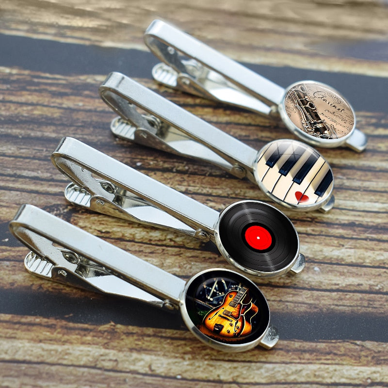 Vintage Music Tie Clip