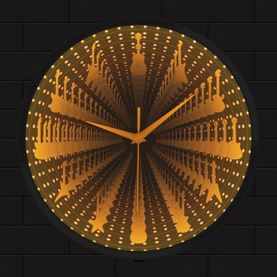 Guitar Variety Infinity Wall Clock