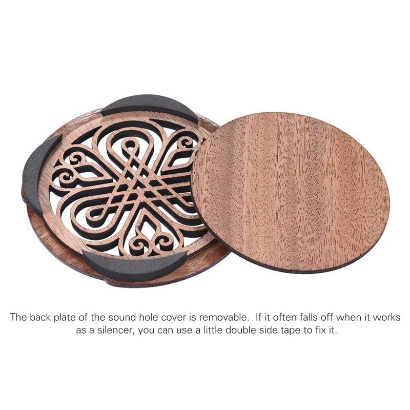 Guitar Wooden Sound Hole Cover