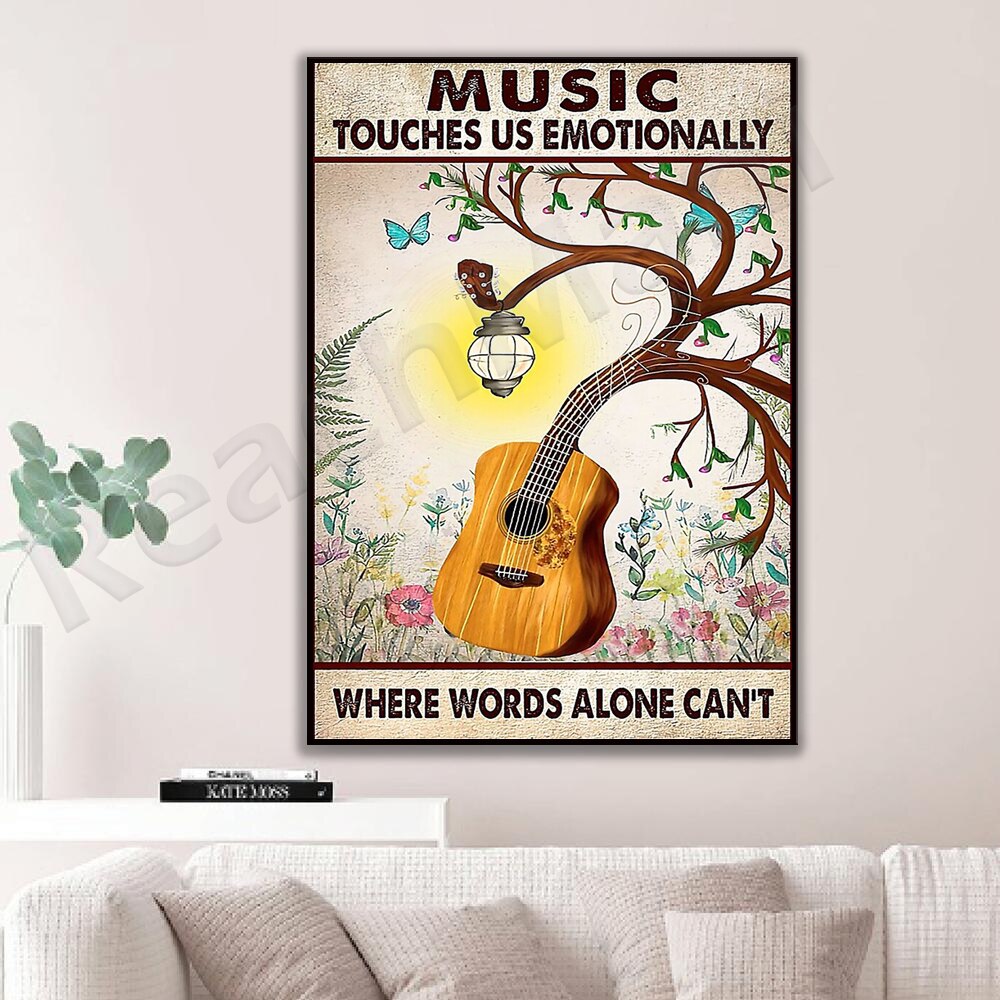 Music Touches Us Emotionally Poster