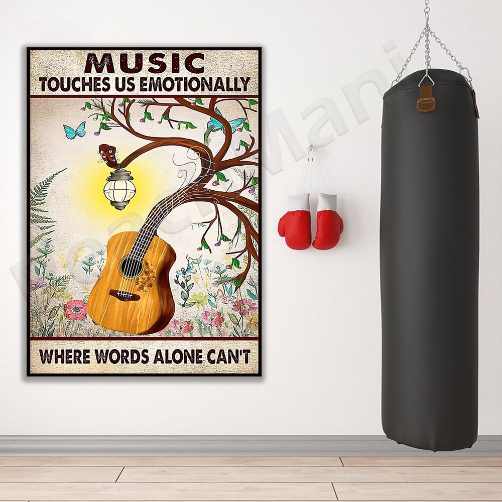 Music Touches Us Emotionally Poster