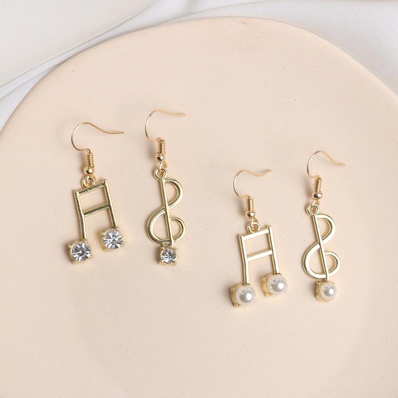 Free - Trendy Music Notes Dangle Earrings