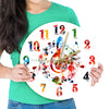 Colorful G Clef Wall Clock