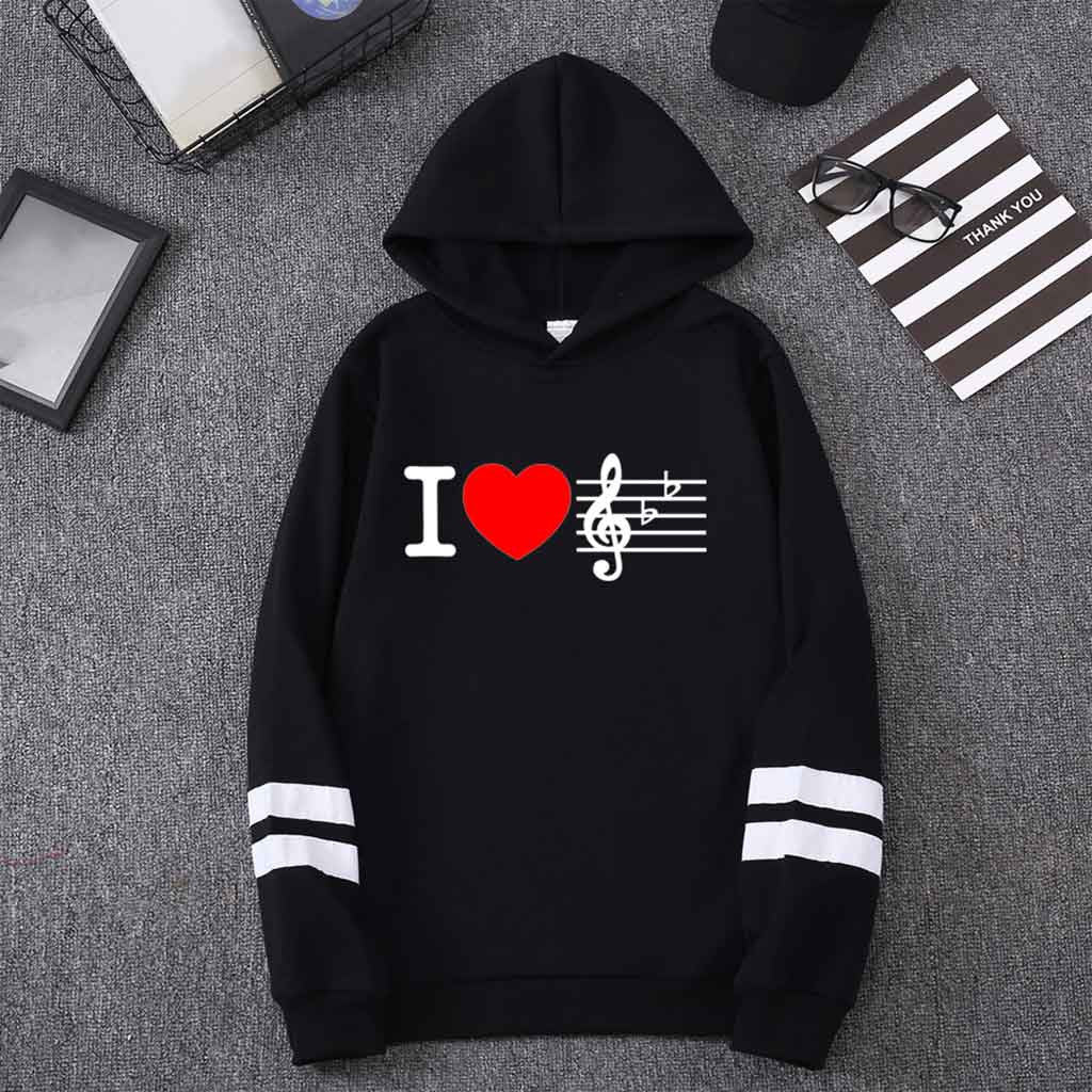 I Love Music Hoodie