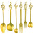 Golden Treble Clef Spoon Set