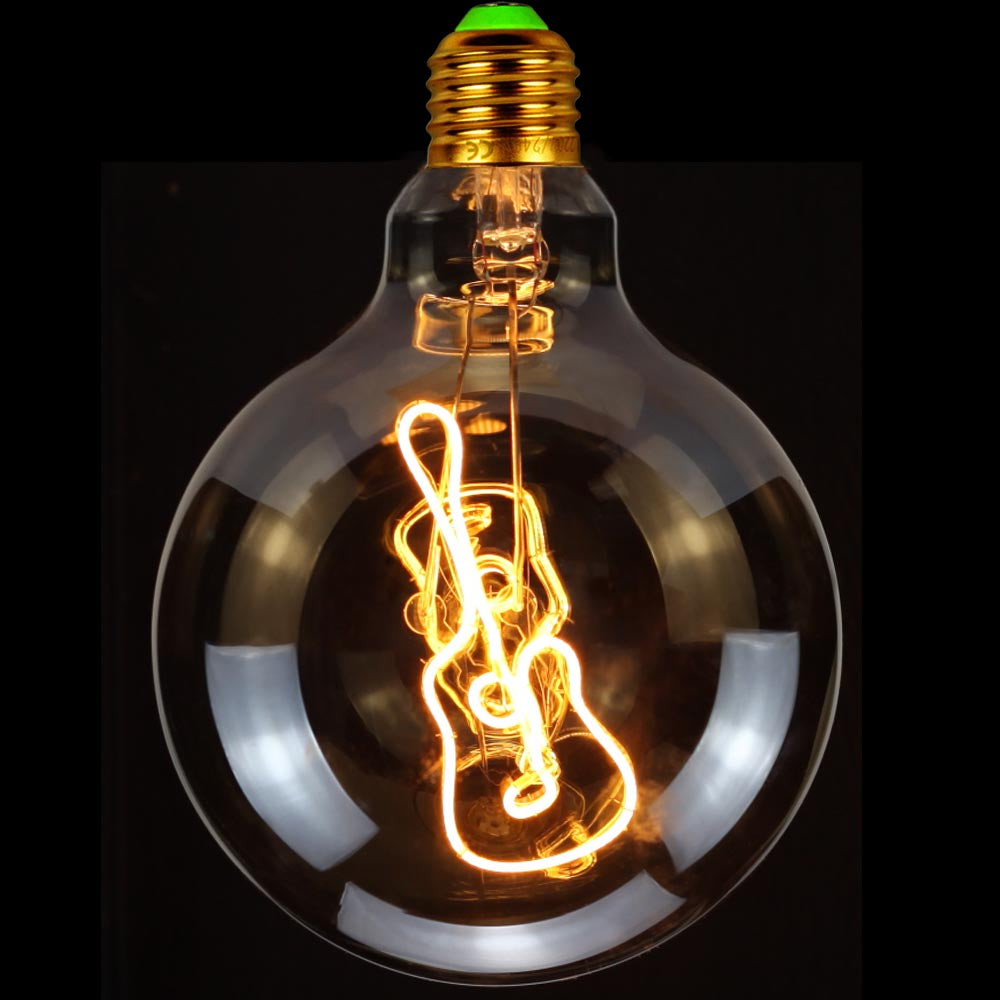 Vintage Music And Guitar Led Bulb
