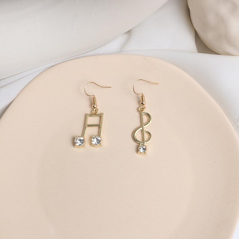Free - Trendy Music Notes Dangle Earrings