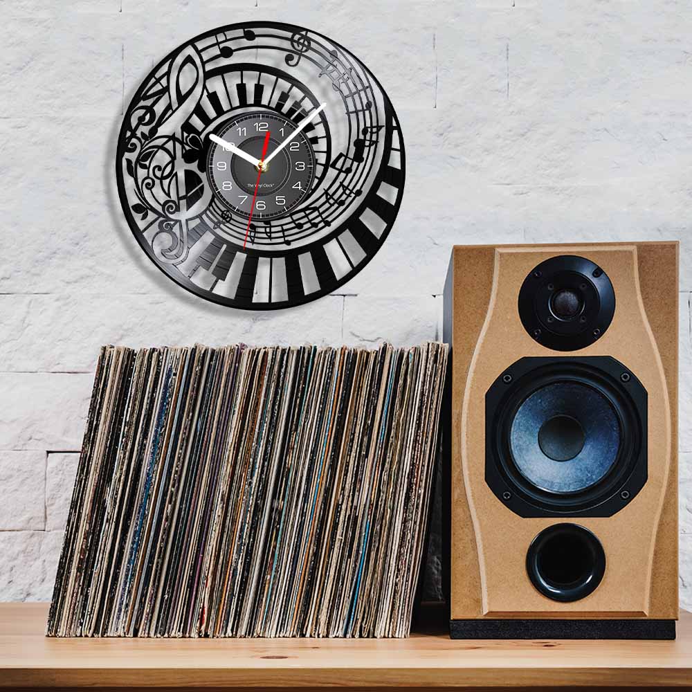 Treble Clef Music LED Wall Clock