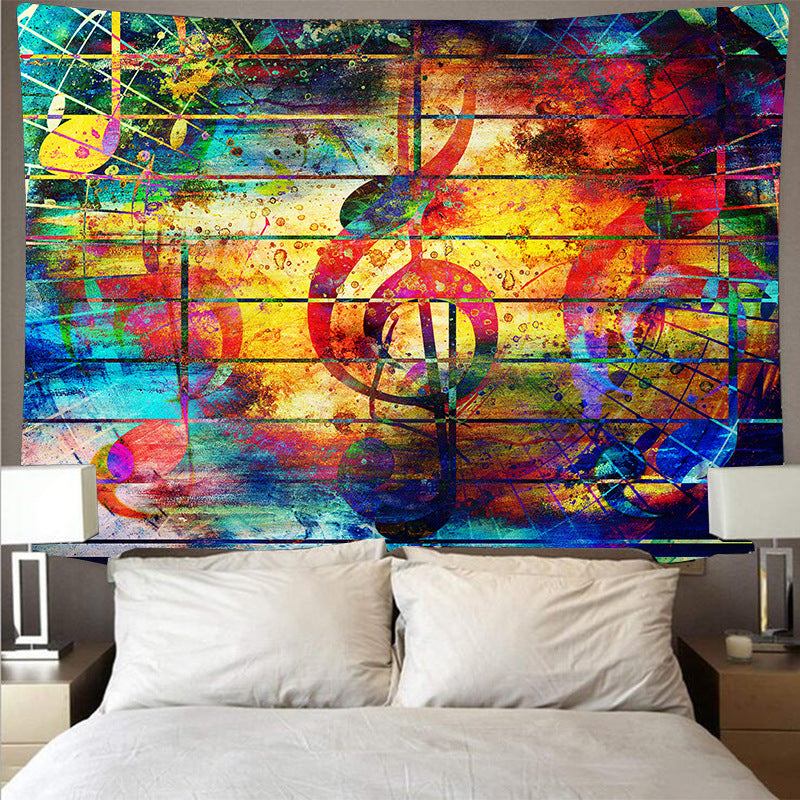 Music Notes Wall Tapestry