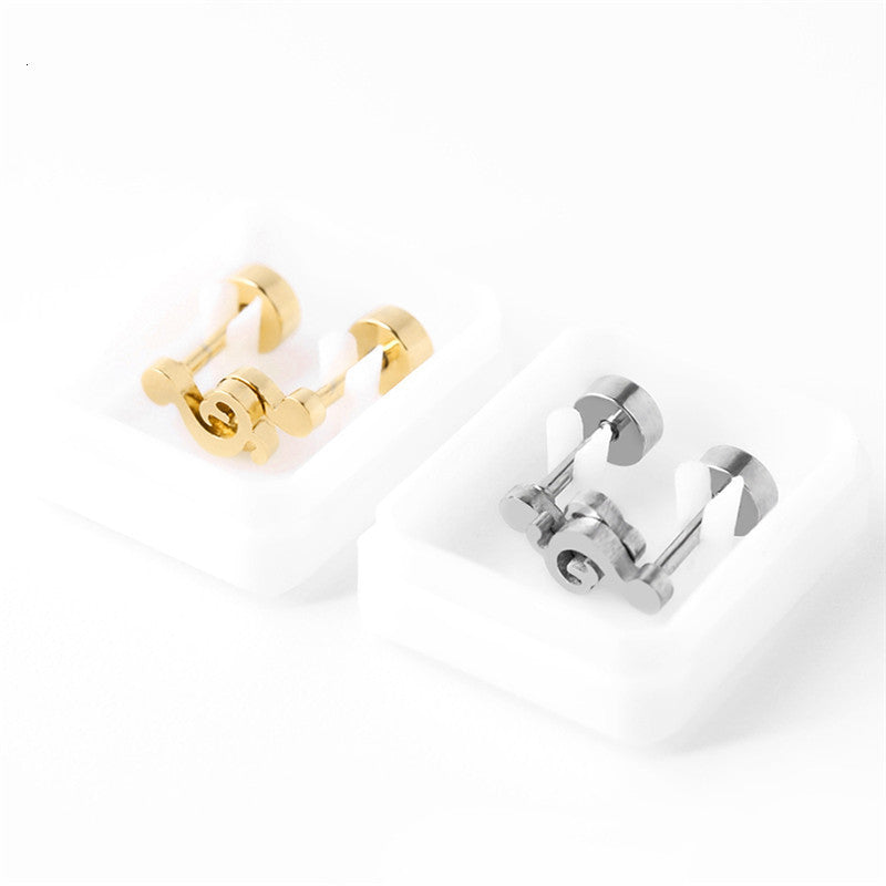 Free - Music Notes Tiny Stud Earrings