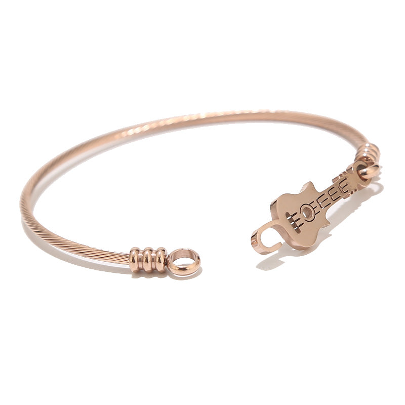 Stainless Steel Guitar Bangle