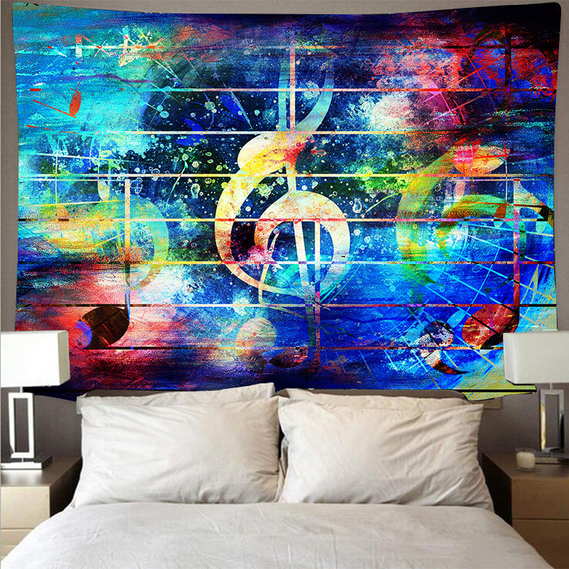 Music Notes Wall Tapestry