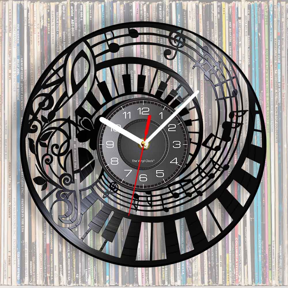 Treble Clef Music LED Wall Clock