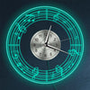 Music Themed Illuminated Wall Clock