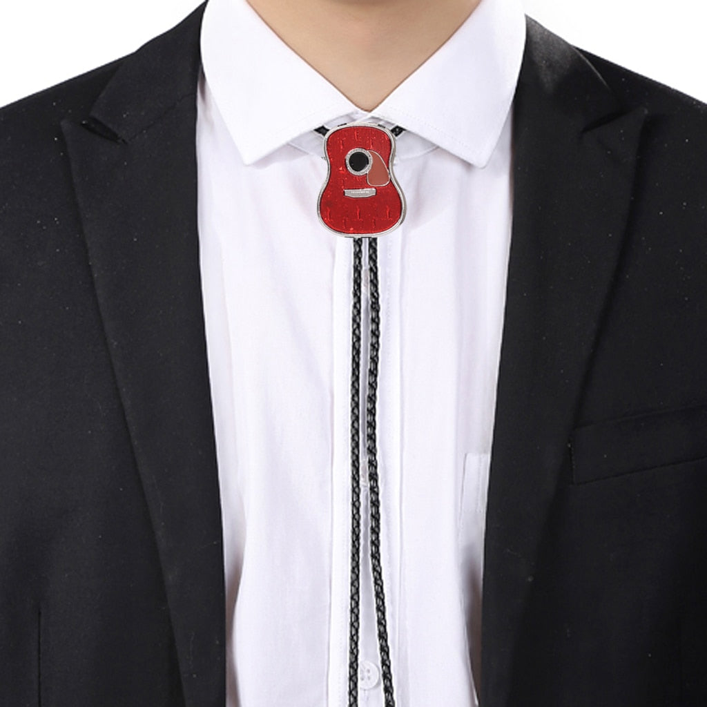 Guitar Head Bolo Tie