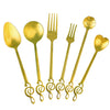 Golden Treble Clef Spoon Set