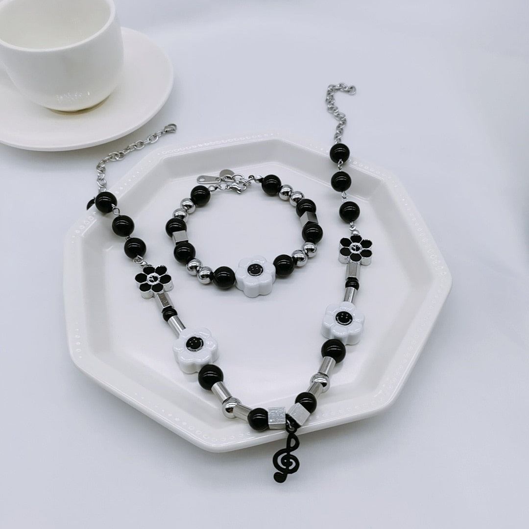 Music Style Smiley Necklace