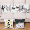 Sheet Music Print Cushion Cover