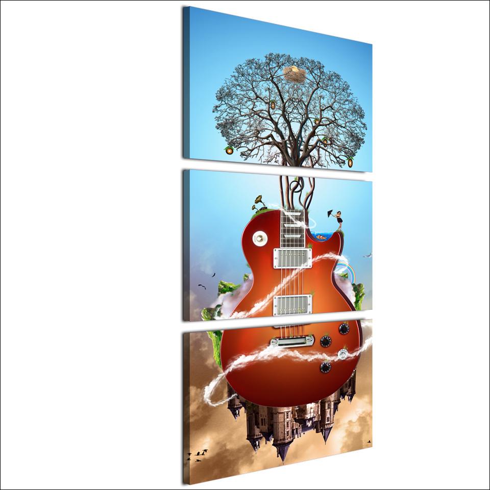 3 Pieces Fantasy Guitar Canvas Art - { shop_name }} - Review