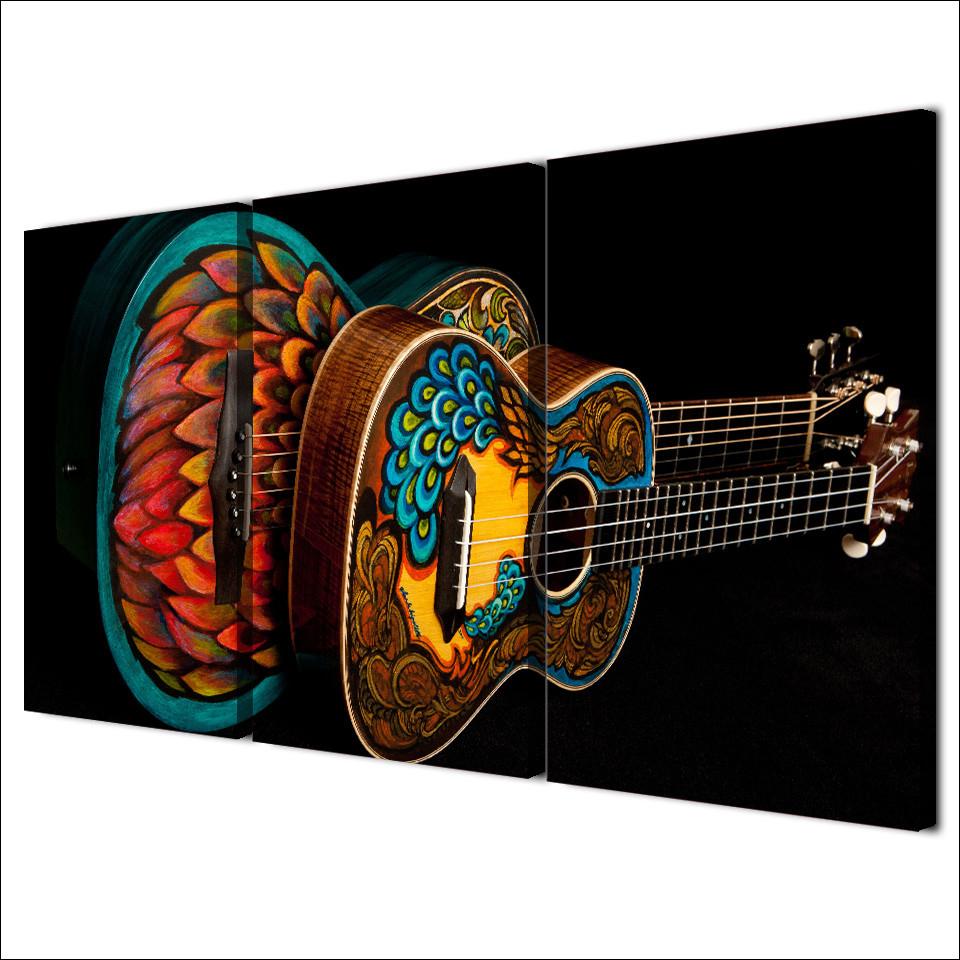 3 Pieces Vintage Guitar Canvas Art - { shop_name }} - Review