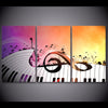 3 Pieces Music Keys Piano Canvas Art - { shop_name }} - Review