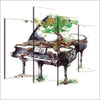 4 Pieces Nature Piano Canvas Art - { shop_name }} - Review