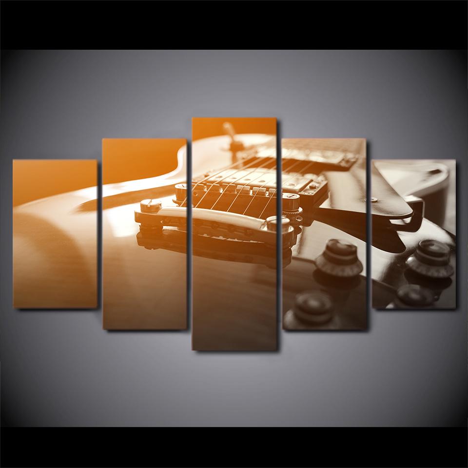 5 Pieces Classical Guitar Canvas Art - { shop_name }} - Review