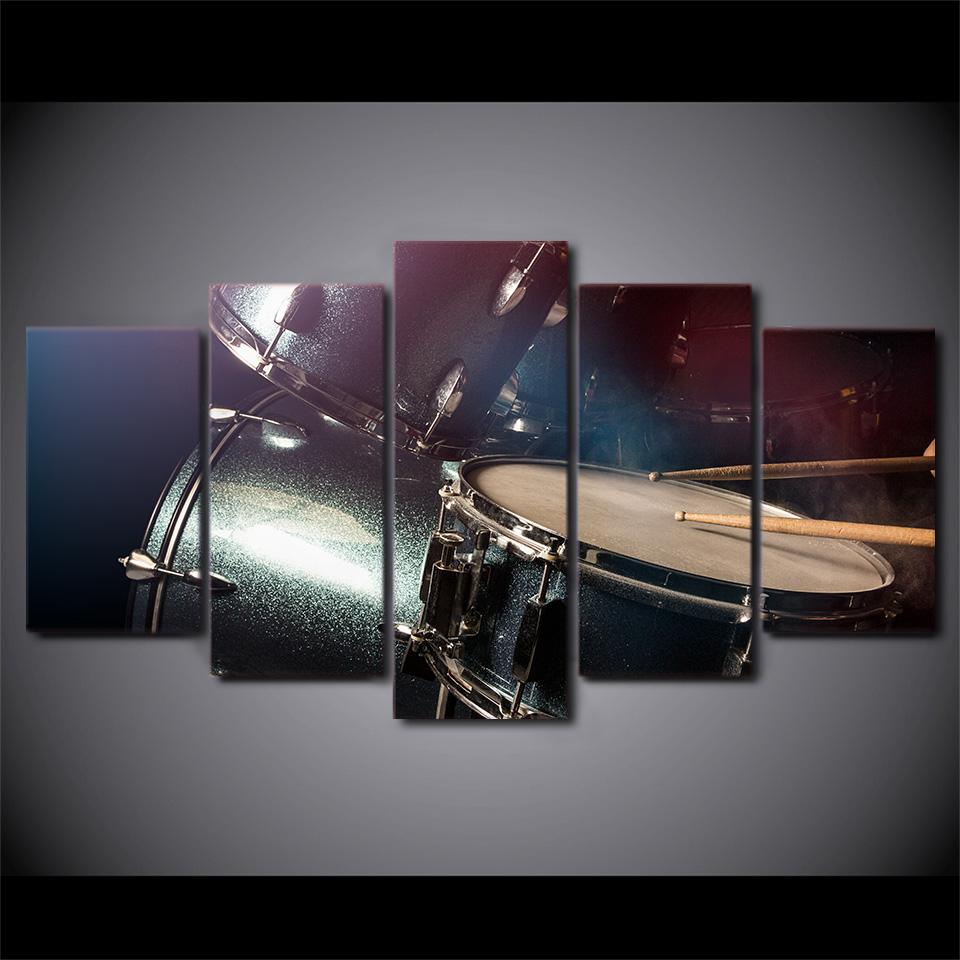 5 Pieces Shady Drums Canvas Art - { shop_name }} - Review