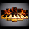 5 Pieces Burning Piano Canvas Art - { shop_name }} - Review