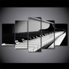 5 Pieces Monochrome Piano Canvas Art - { shop_name }} - Review