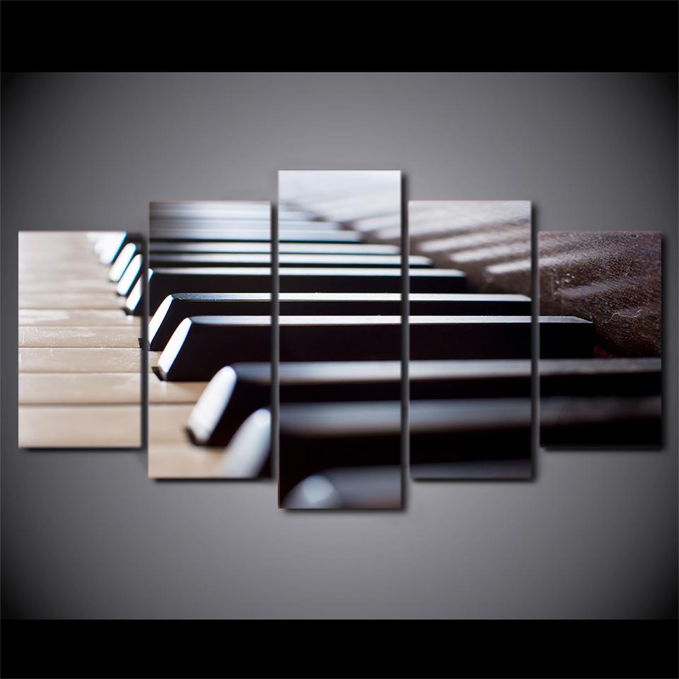 5 Pieces Minimalist Piano Canvas Art - { shop_name }} - Review