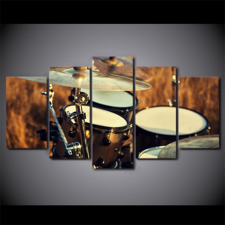 5 pieces Country Drum Set Canvas Art - { shop_name }} - Review