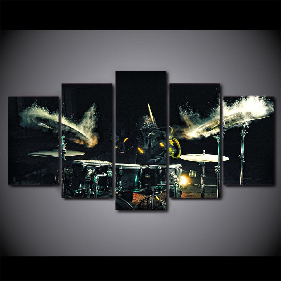 5 Pieces Beating Drum Canvas Art - { shop_name }} - Review