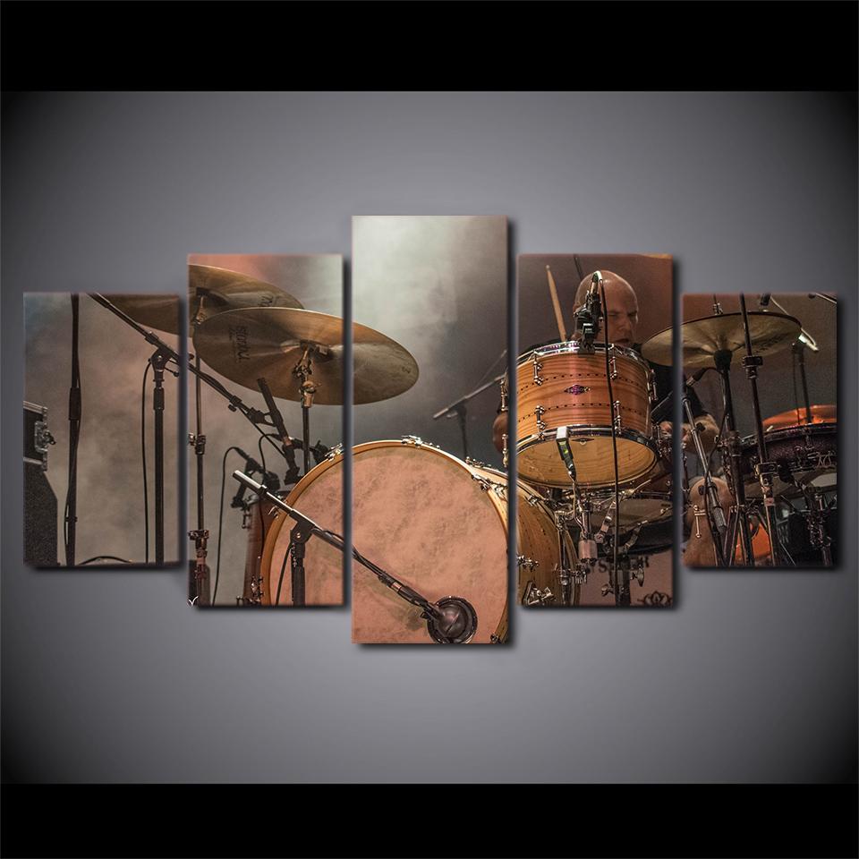 5 pieces Vintage Drum Set Canvas Art - { shop_name }} - Review