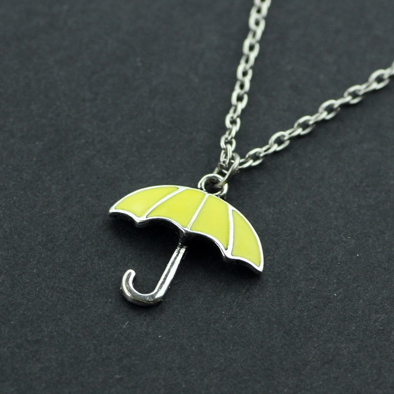 French Horn Umbrella Pendant Necklace