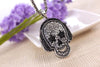 Skull Skeleton Music Headphones Pendants Necklaces