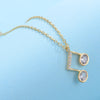 Crystal Beam Note Pendant Necklace - Artistic Pod Review