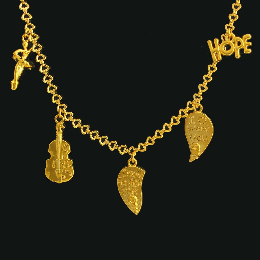 Gold Plated Music Bracelet