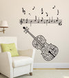 Music Notes Violin Wall Sticker