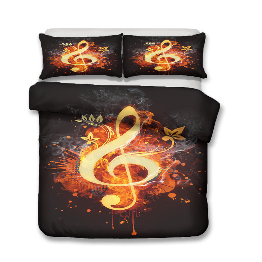 Powerful Treble Clef Bedding Set
