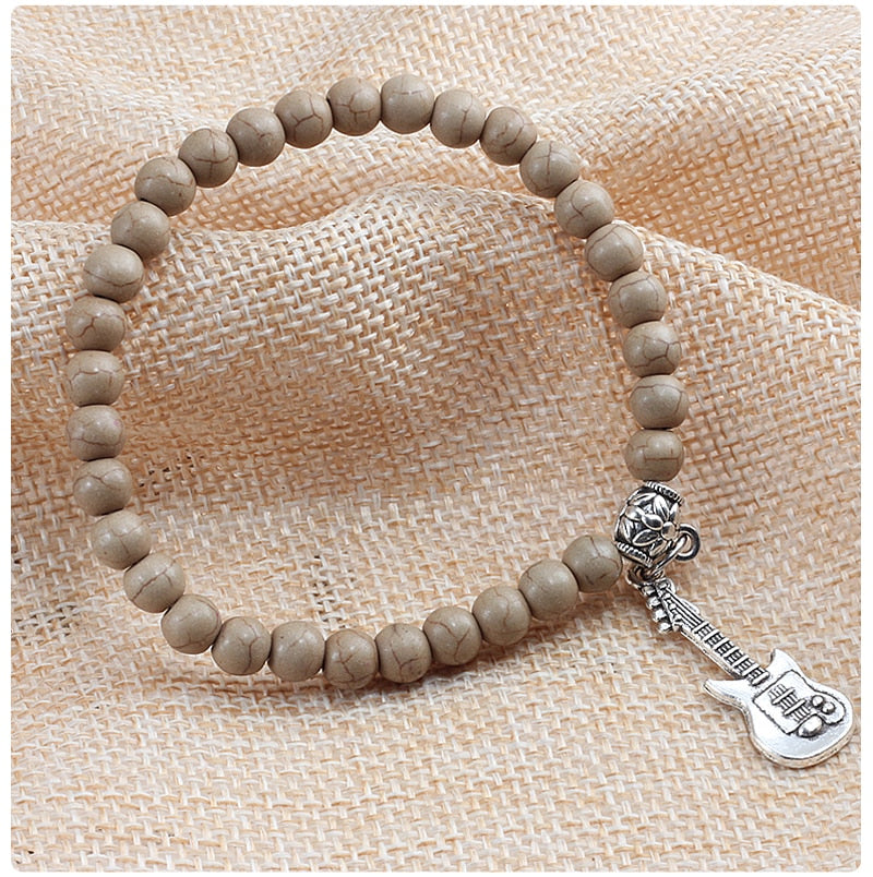 Free - Music Guitar Beads Bracelet