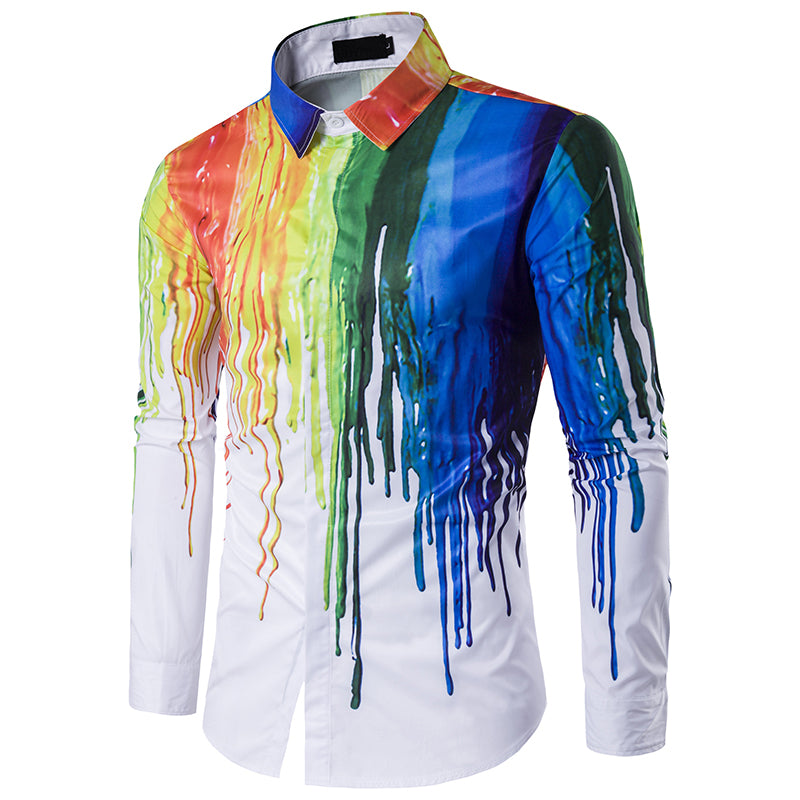 Splash Paint Men's Shirt