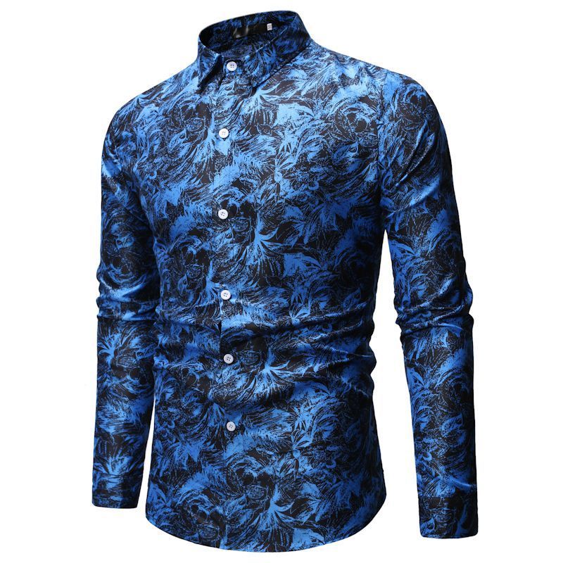 Floral Printed Men's Shirt
