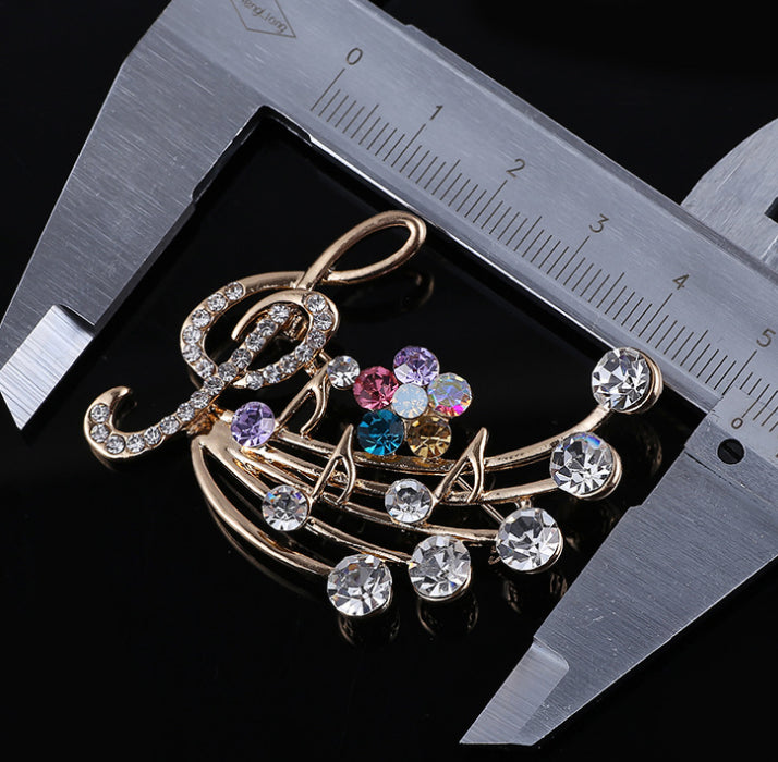 Treble Clef & Note Brooches