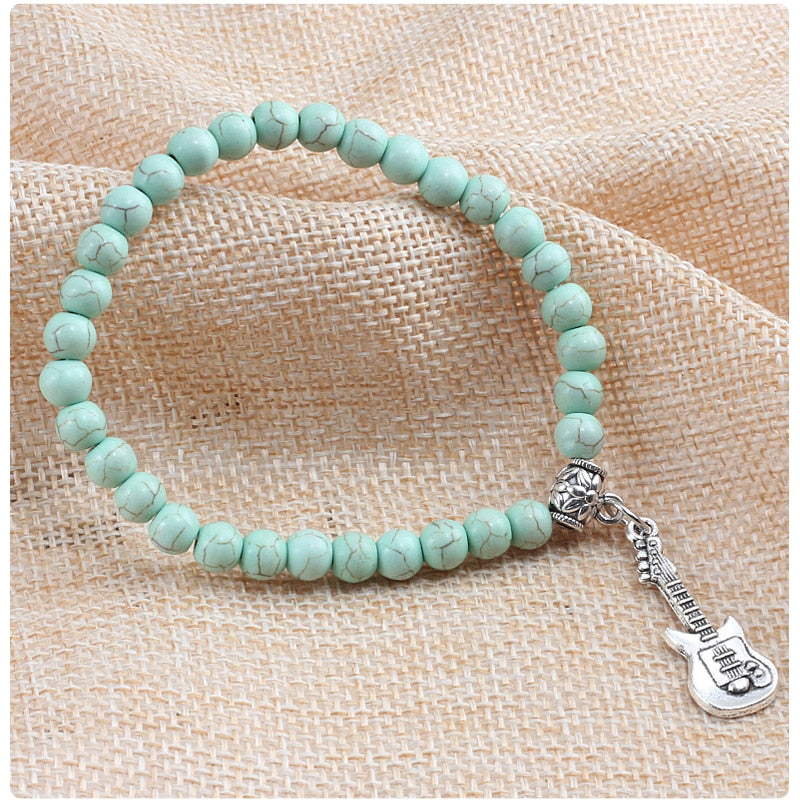 Free - Music Guitar Beads Bracelet