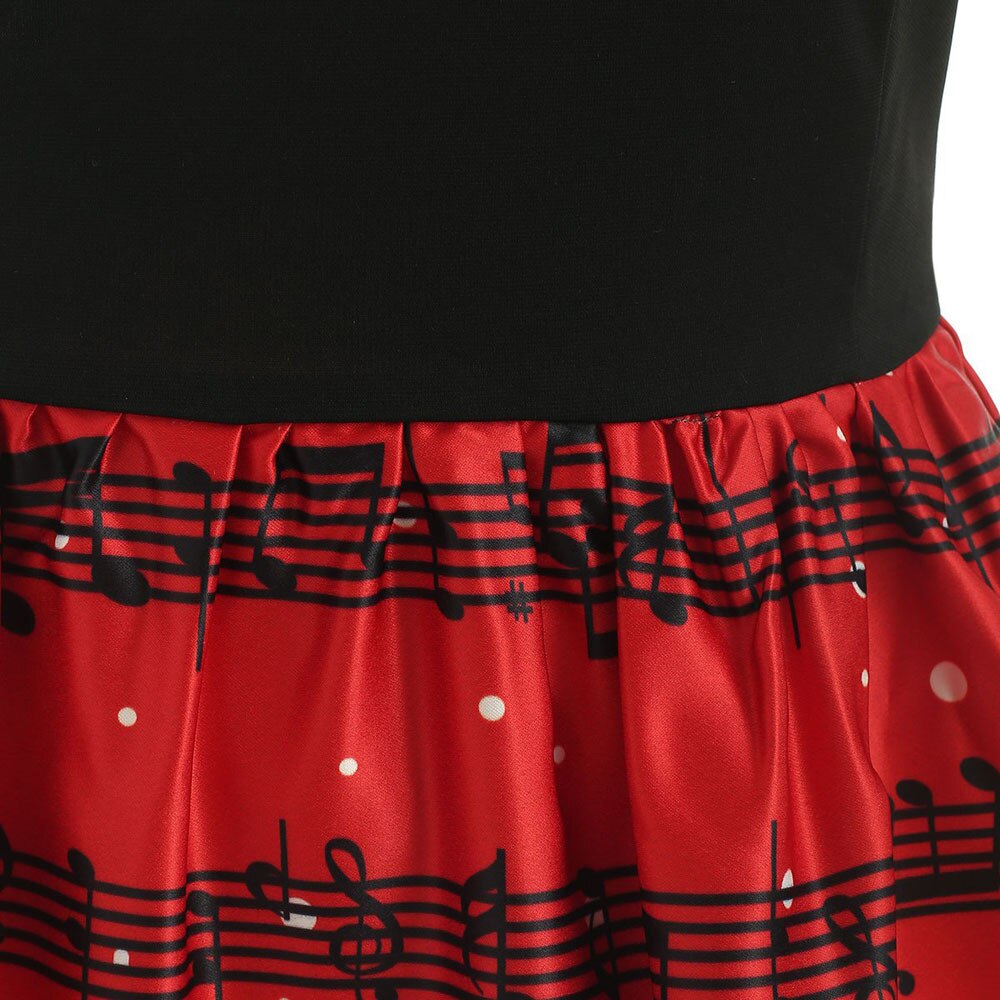 Lace Christmas Cats Music Dress