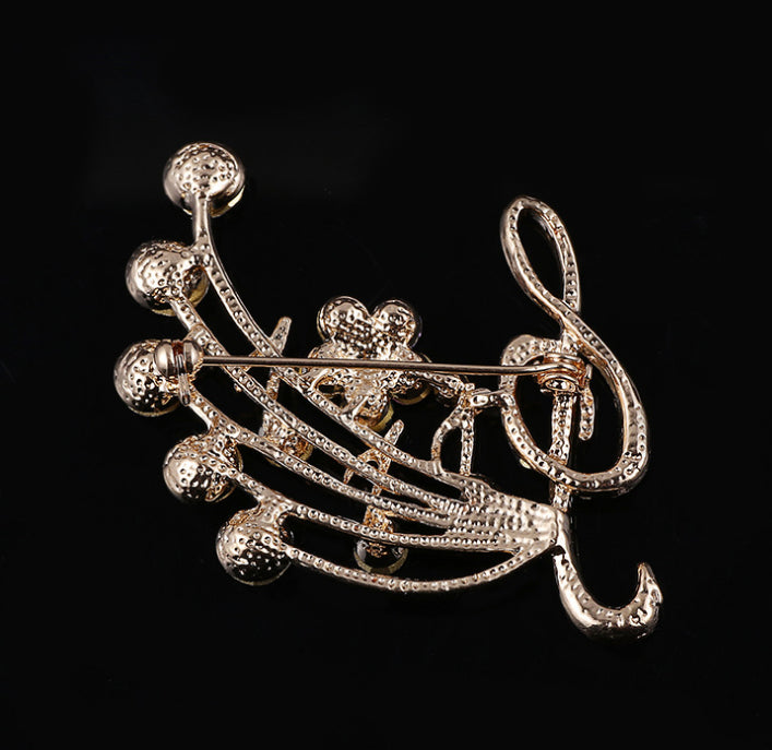 Treble Clef & Note Brooches